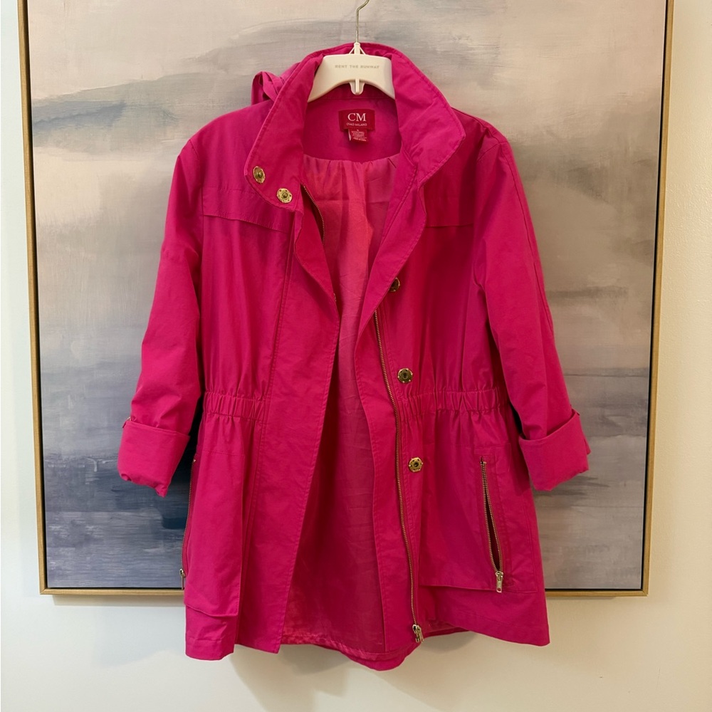 Ciao Milano Women’s Hot Pink Anna Rain Utility Jacket